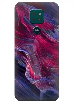 Motorola G9 Play силиконовый чехол с картинкой - Цветная грива