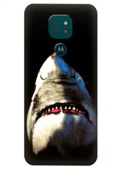 Motorola G9 Play силиконовый чехол с картинкой - Акула