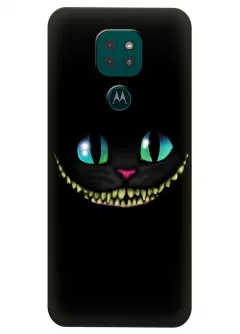 Motorola G9 Play силиконовый чехол с картинкой - Чеширский кот