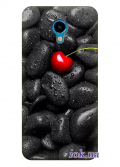 Чехол для Meizu M5 Note - Вишня на камнях