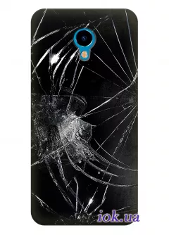 Чехол для Meizu M5 Note - Разбитое стекло