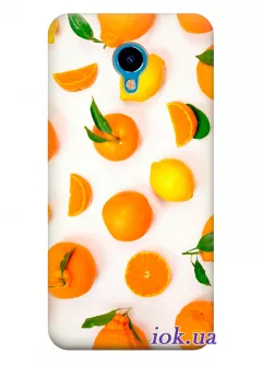 Чехол для Meizu M5 Note - Апельсинки