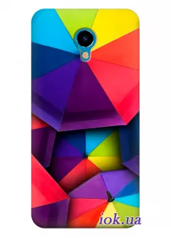 Чехол для Meizu M5 Note - Радужные зонты