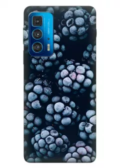 Motorola Edge 20 Pro силиконовый чехол с картинкой - Ежевика