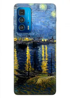 Motorola Edge 20 Pro силиконовый чехол с картинкой - Ван Гог. Фрагмент