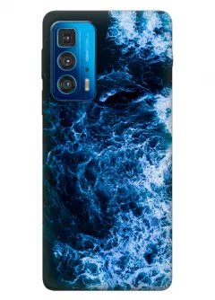 Motorola Edge 20 Pro силиконовый чехол с картинкой - Океан