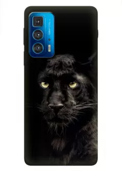 Motorola Edge 20 Pro силиконовый чехол с картинкой - Пантера