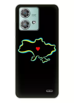 Чехол на Motorola Motorola Edge 40 Neo для патриотов Украины - Love Ukraine