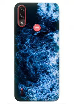 Motorola E7 Power силиконовый чехол с картинкой - Океан