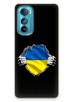 Чехол на Motorola Edge 30 для сильного духом народа Украины