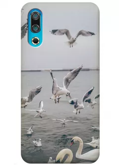 Чехол для Meizu 16s - Морские птицы