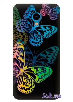 Чехол для Meizu M5 Note - Бабочки
