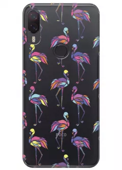 Чехол для Meizu Note 9 - Экзотические птицы