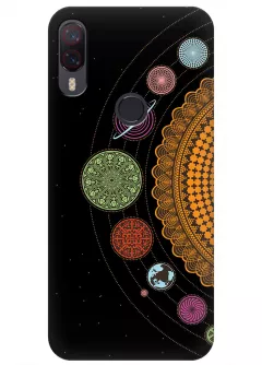 Чехол для Meizu M9 Note - Солнечная система