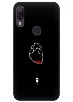 Чехол для Meizu M9 Note - Уставшее сердце