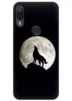 Чехол для Meizu M9 Note - Воющий волк