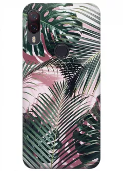 Чехол для Meizu M9 Note - Пальмовые листья