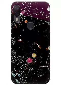 Чехол для Meizu Note 9 - Космическое созвездие