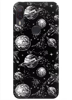 Чехол для Meizu Note 9 - Planets