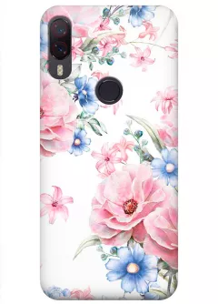 Чехол для Meizu Note 9 - Нежные цветы