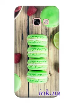Чехол для Galaxy A7 2017 - Салатовые сладости