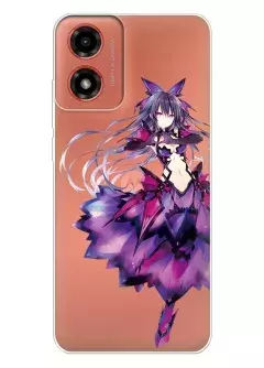 Motorola G04 чехол силиконовый прозрачный - Date A Live Тока Ятогами