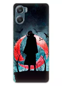 Чехол для Motorola Moto G06 из силикона - Итачи Учиха и вороны