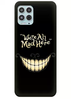 Motorola G100 силиконовый чехол с картинкой - We're All Mad Here