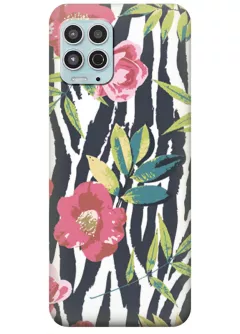 Motorola G100 силиконовый чехол с картинкой - Пастельные цветы