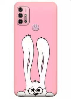 Motorola G20 силиконовый чехол с картинкой - Кролик