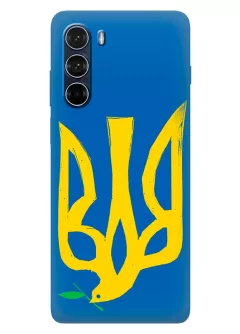 Чехол на Motorola G200 с сильным и добрым гербом Украины в виде ласточки