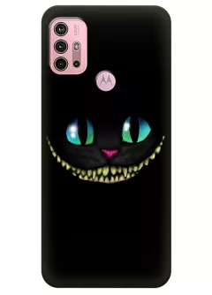 Motorola G30 силиконовый чехол с картинкой - Чеширский кот