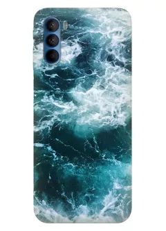 Чехол для Motorola G41 с завораживающим неспокойным морем