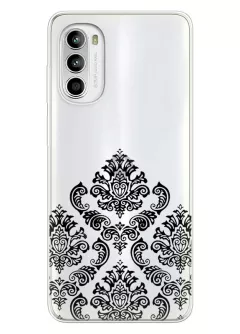 Чехол для Motorola G52 с эксклюзивным рисунком мандалы