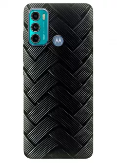 Motorola G60 силиконовый чехол с картинкой - Плетеный узор
