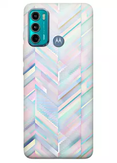 Motorola G60 силиконовый чехол с картинкой - Нежный узор