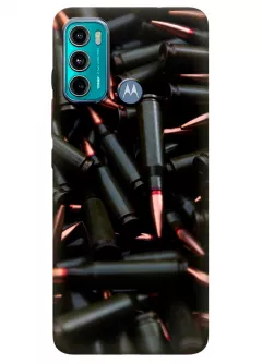 Motorola G60 силиконовый чехол с картинкой - Патроны