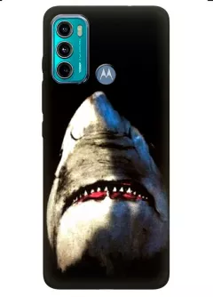 Motorola G60 силиконовый чехол с картинкой - Акула