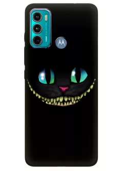 Motorola G60 силиконовый чехол с картинкой - Чеширский кот