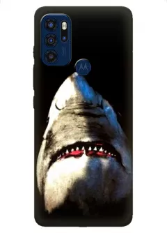 Motorola G60s силиконовый чехол с картинкой - Акула