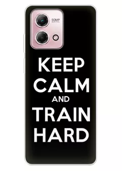 Motorola G Stylus 4G 2023 спортивный защитный чехол - Keep Calm and Train Hard