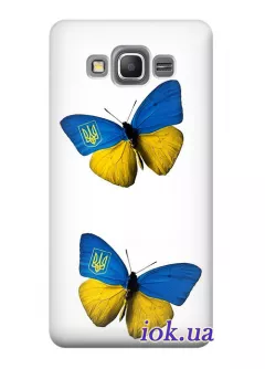 Чехол для Grand Prime Duos - Украинские бабочки