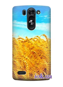 Чехол для LG G3s - Пшеничное поле