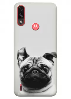 Чехол для Motorola Moto E7 Power - Мопс
