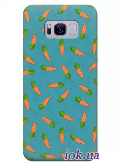 Чехол для Galaxy S8 Plus - Яркая морковка