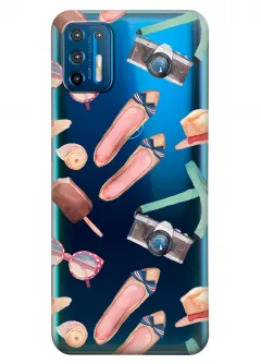 Чехол для Motorola Moto G9 Plus - Женский дизайн