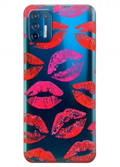 Чехол для Motorola Moto G9 Plus - Поцелуи