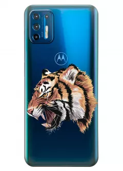 Чехол для Motorola Moto G9 Plus - Тигр