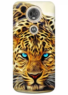 Чехол для Motorola Moto E5 Plus - Леопард