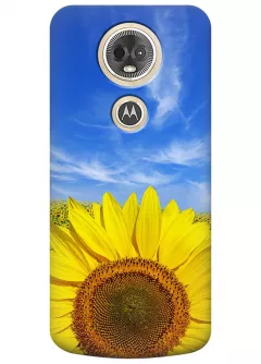 Чехол для Motorola Moto E5 Plus - Подсолнух